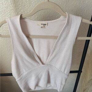 Aritzia V-neck crop top tank